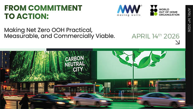 Upcoming WOO Webinar: Making Net Zero OOH Practical, Measurable and Commercially Viable